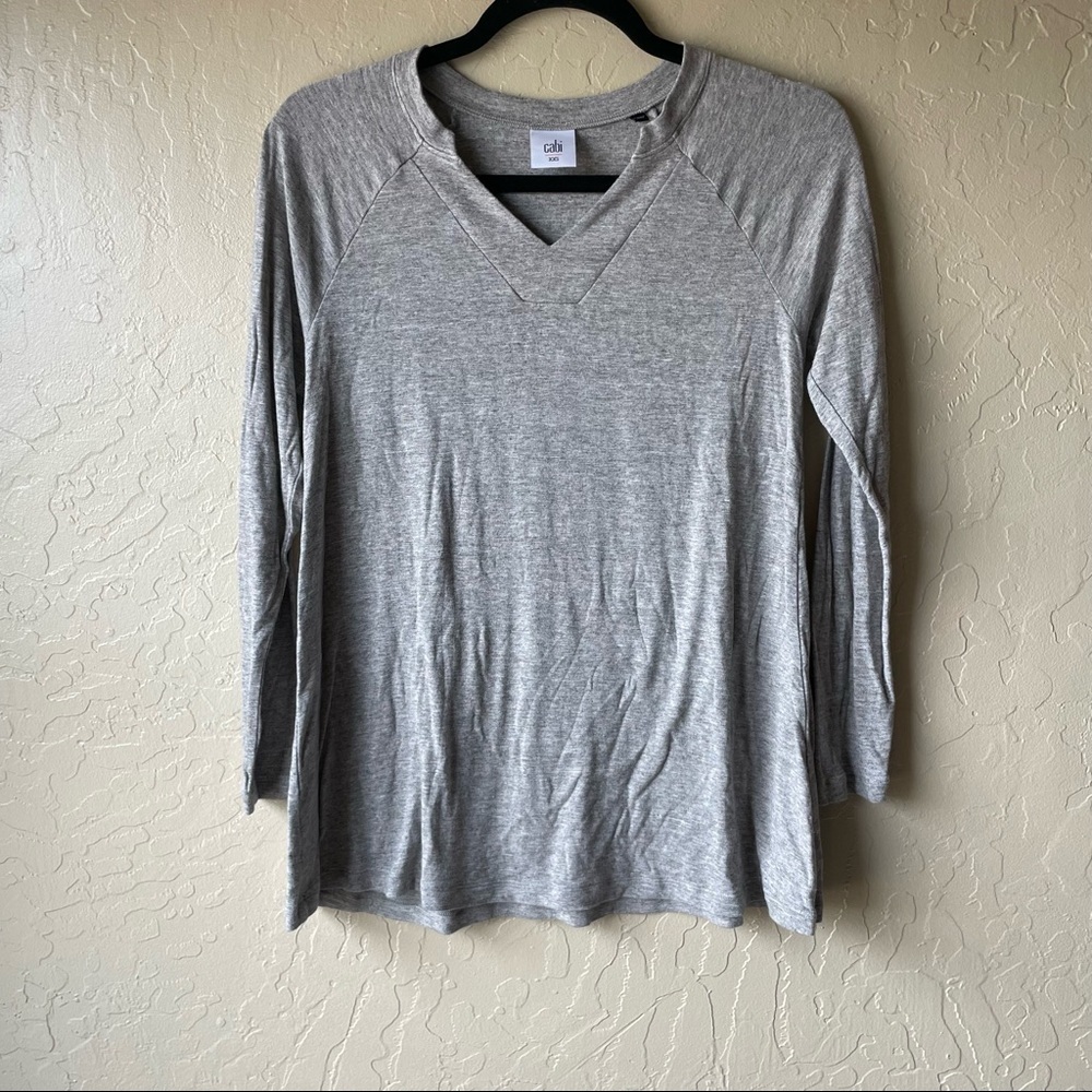 CAbi Offhand Tee Large Style 5325 Spring Grey - Picture 3 of 7